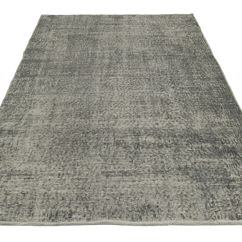 Boyalı El Dokuma Vintage Halı - 117 cm x 210 cm - K0088377