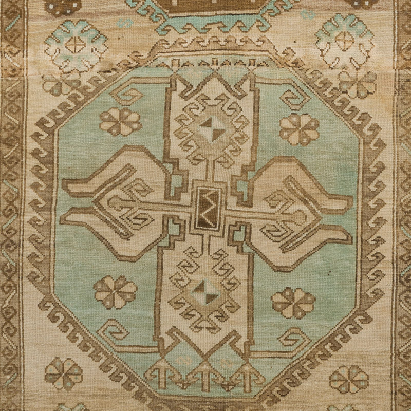 Alfombra Vintage Turca Anudada a Mano - 150 cm x 375 cm - K0088379