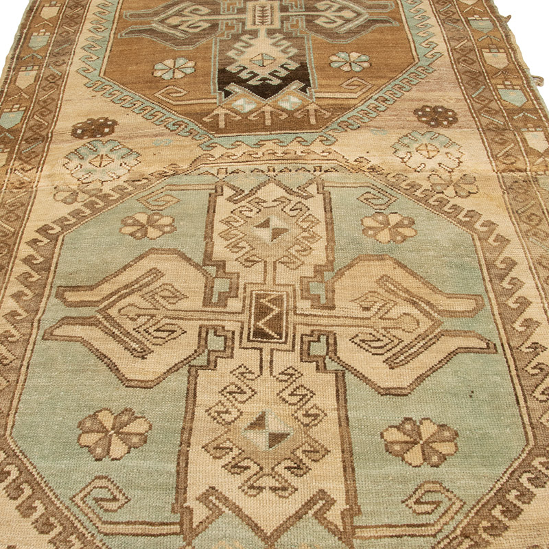Alfombra Vintage Turca Anudada a Mano - 150 cm x 375 cm - K0088379
