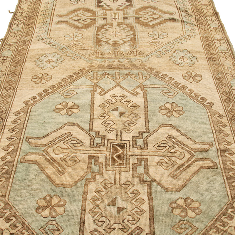 Alfombra Vintage Turca Anudada a Mano - 150 cm x 375 cm - K0088379