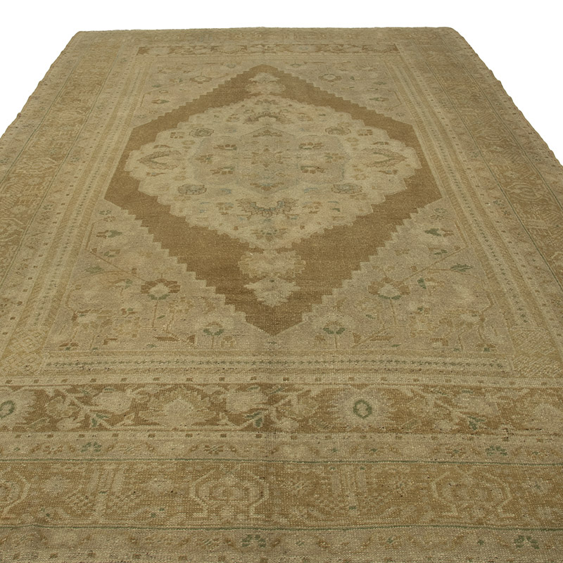 Alfombra Vintage Turca Anudada a Mano - 200 cm x 348 cm - K0088382