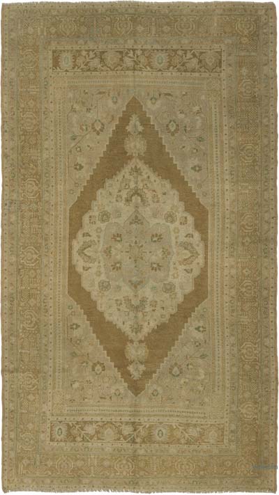 Alfombra Vintage Turca Anudada a Mano - 200 cm x 348 cm