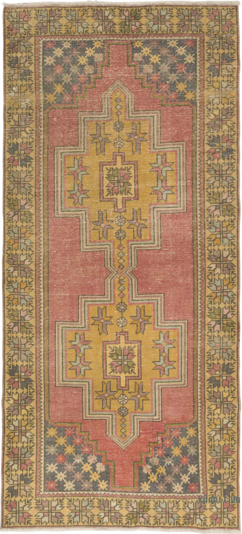 El Dokuma Vintage Halı - 121 cm x 263 cm - K0088383