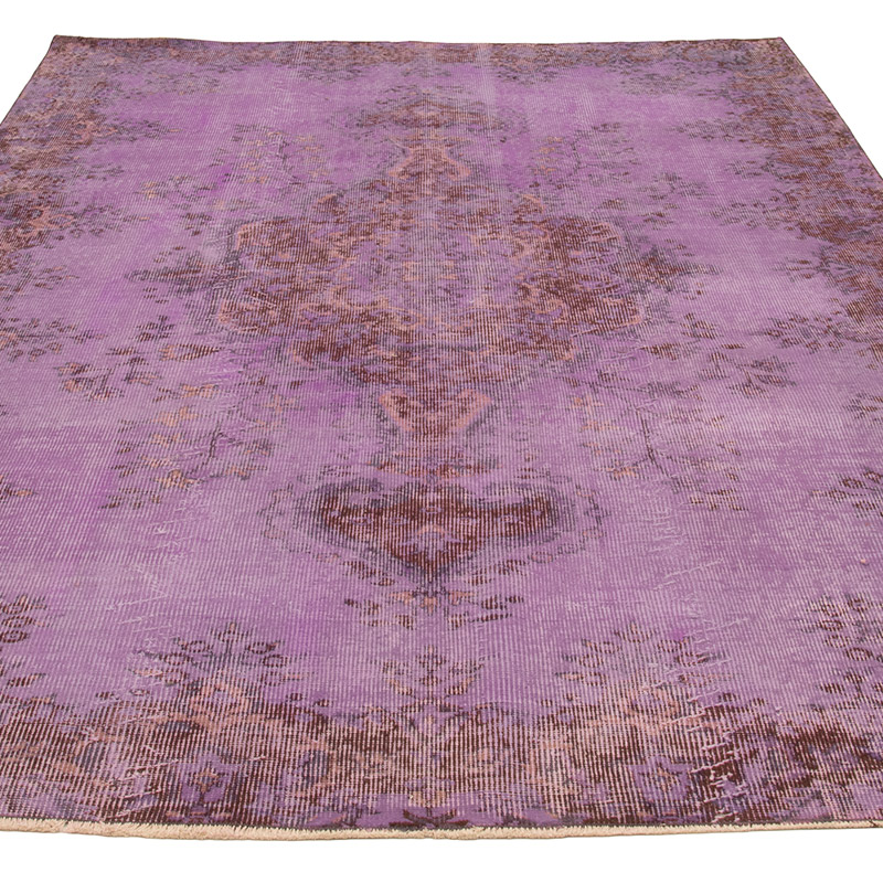 Boyalı El Dokuma Vintage Halı - 173 cm x 263 cm - K0088385