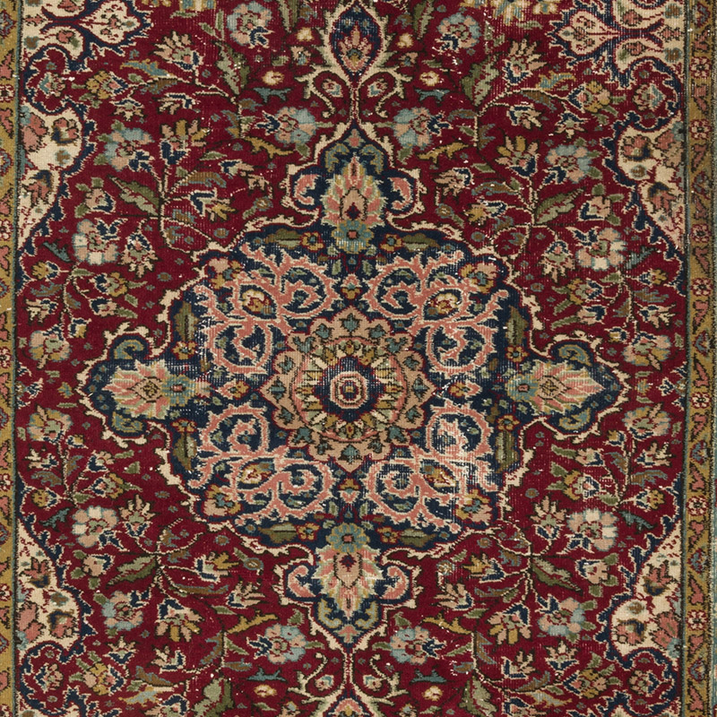 El Dokuma Vintage Halı - 140 cm x 222 cm - K0088390