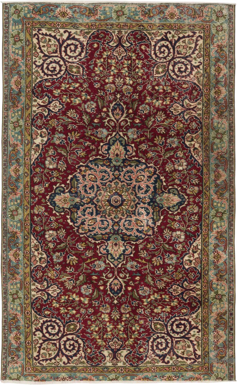 El Dokuma Vintage Halı - 140 cm x 222 cm - K0088390