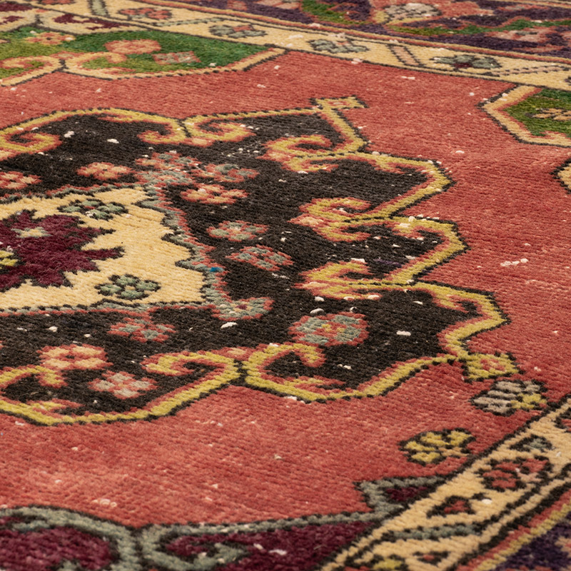Vintage Turkish Hand-Knotted Rug - 3' 7" x 6' 5" (43" x 77") - K0088397