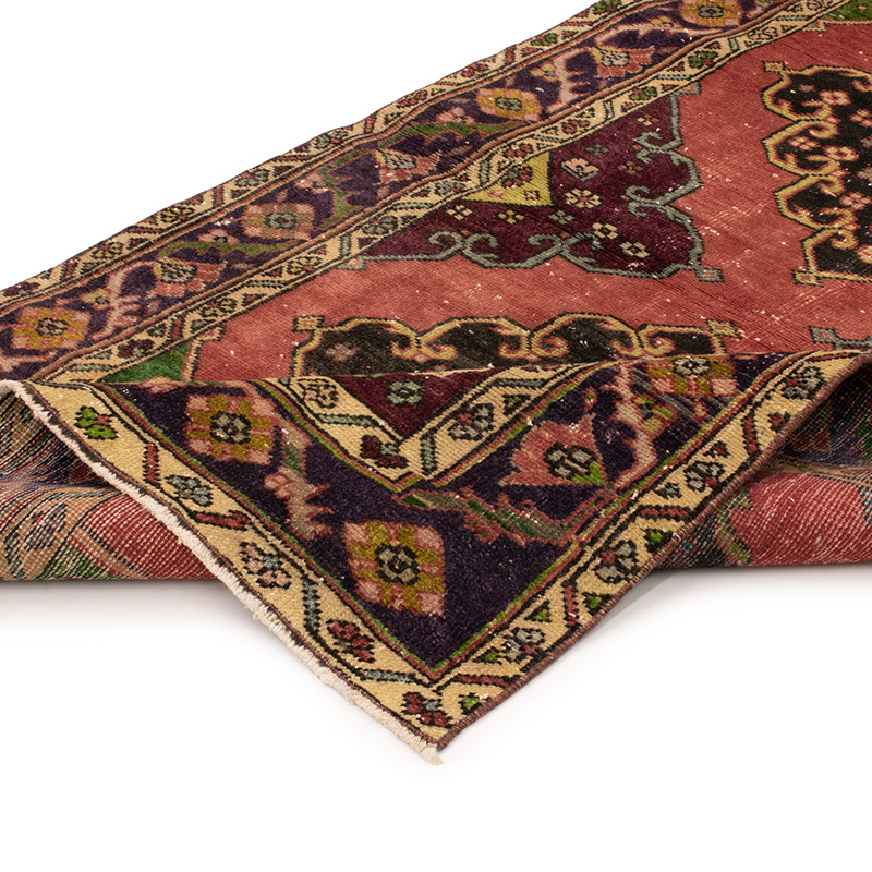 Vintage Turkish Hand-Knotted Rug - 3' 7" x 6' 5" (43" x 77") - K0088397