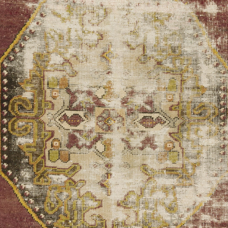 Vintage Turkish Hand-Knotted Rug - 2' 11" x 4' 10" (35" x 58") - K0088398