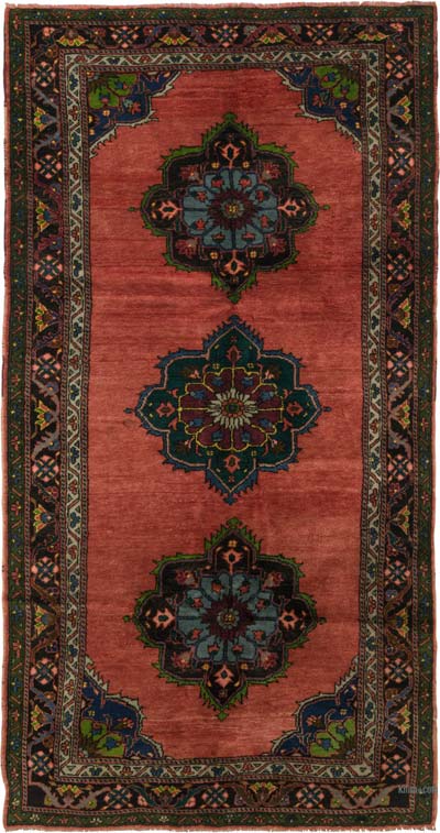 El Dokuma Vintage Halı - 164 cm x 315 cm