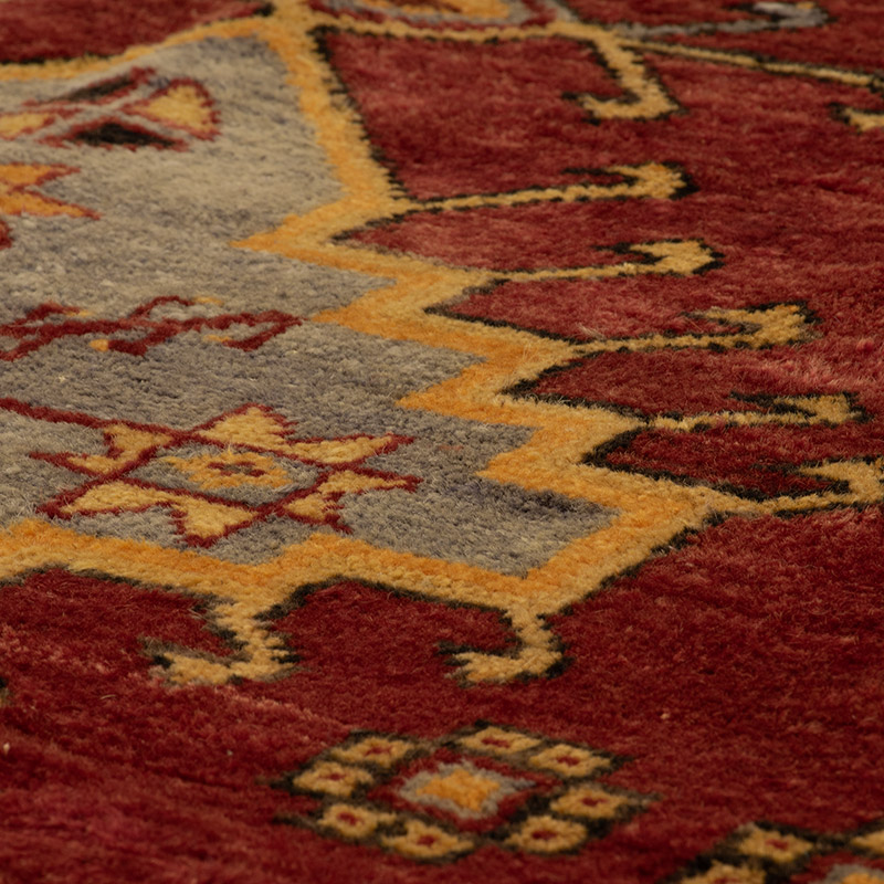 Alfombra Vintage Turca Anudada a Mano - 141 cm x 308 cm - K0088402