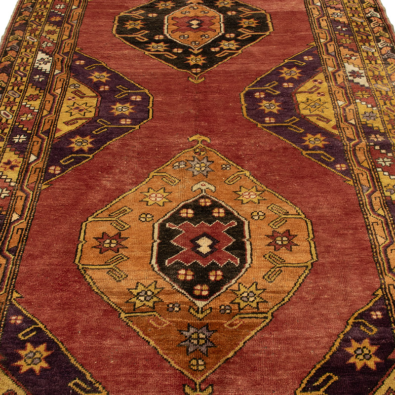 El Dokuma Vintage Hali - 157 cm x 406 cm - K0088403