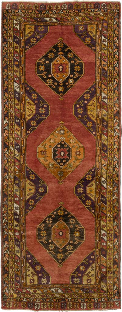 El Dokuma Vintage Halı - 157 cm x 406 cm