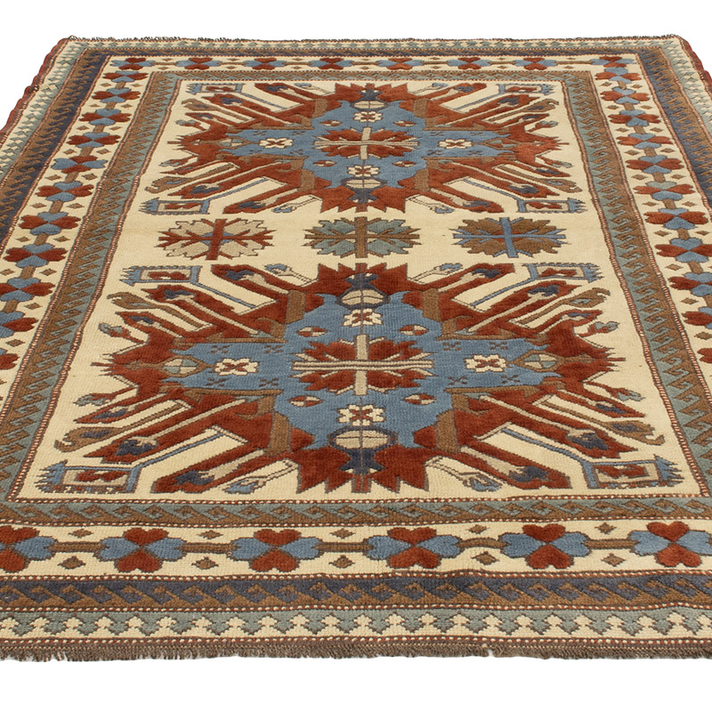 Vintage Turkish Hand-Knotted Rug - 5' 2" x 7' 3" (62" x 87") - K0088404