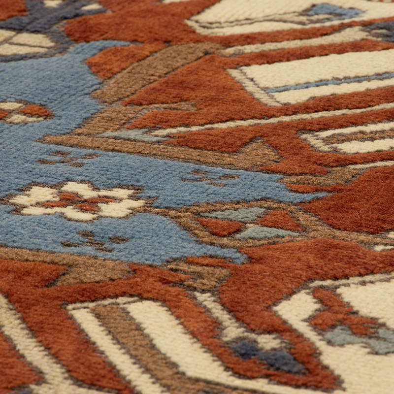 Vintage Turkish Hand-Knotted Rug - 5' 2" x 7' 3" (62" x 87") - K0088404