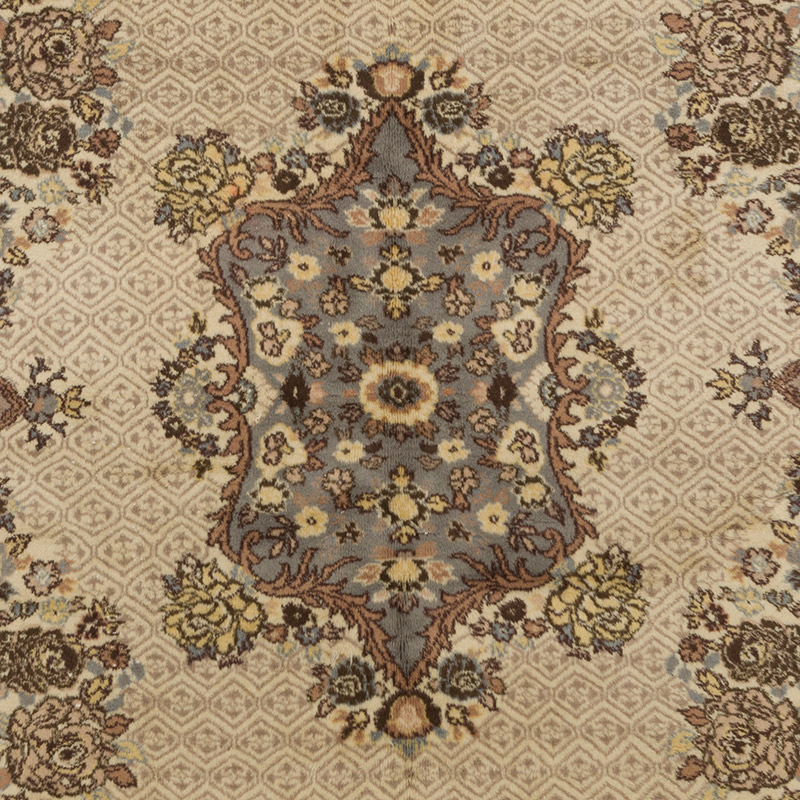 Vintage Turkish Hand-Knotted Rug - 5' 11" x 8' 10" (71" x 106") - K0088405
