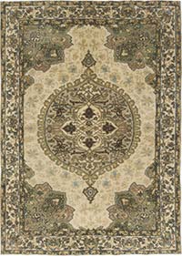 Vintage Turkish Hand-Knotted Rug - 6' 9" x 9' 6" (81" x 114")
