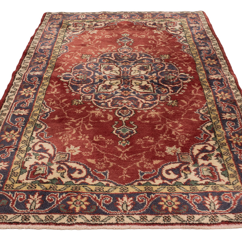 Vintage Turkish Hand-Knotted Rug - 4'  x 6' 7" (48" x 79") - K0088412