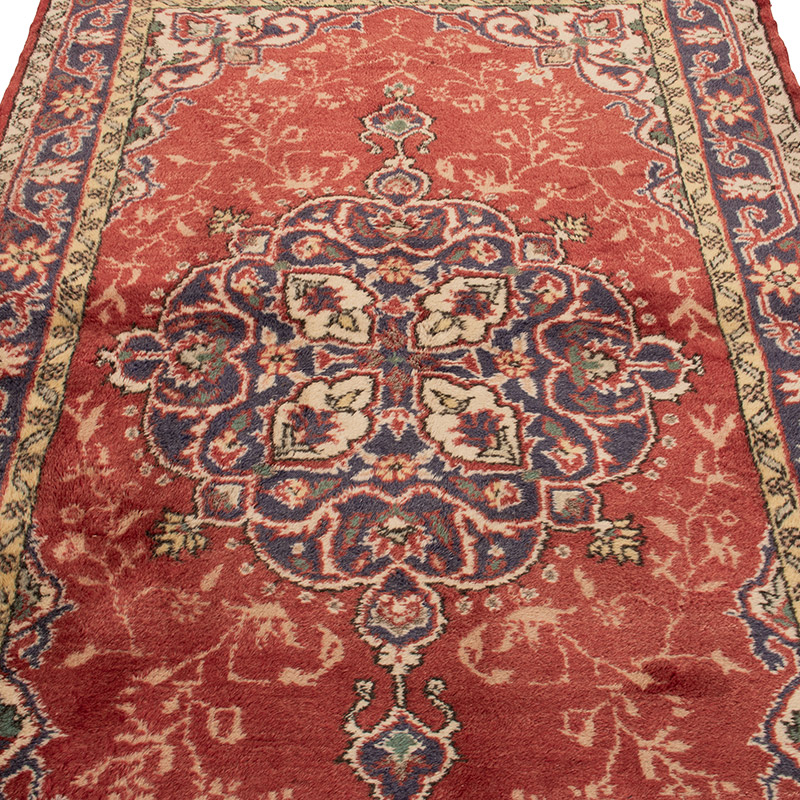 Vintage Turkish Hand-Knotted Rug - 4'  x 6' 7" (48" x 79") - K0088412