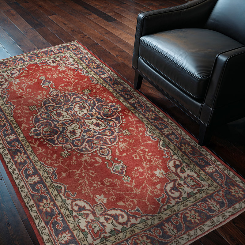 Vintage Turkish Hand-Knotted Rug - 4'  x 6' 7" (48" x 79") - K0088412