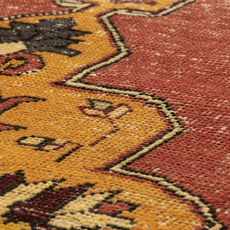 Vintage Turkish Hand-Knotted Rug - 4'  x 7' 7" (48" x 91") - K0088414