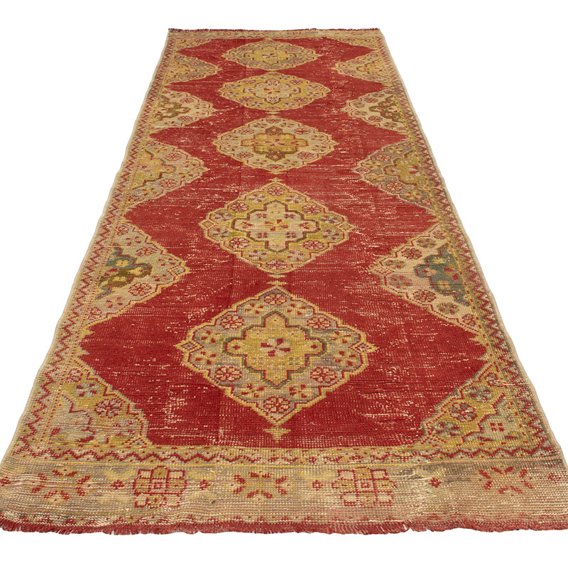 El Dokuma Vintage Hali - 102 cm x 287 cm - K0088417