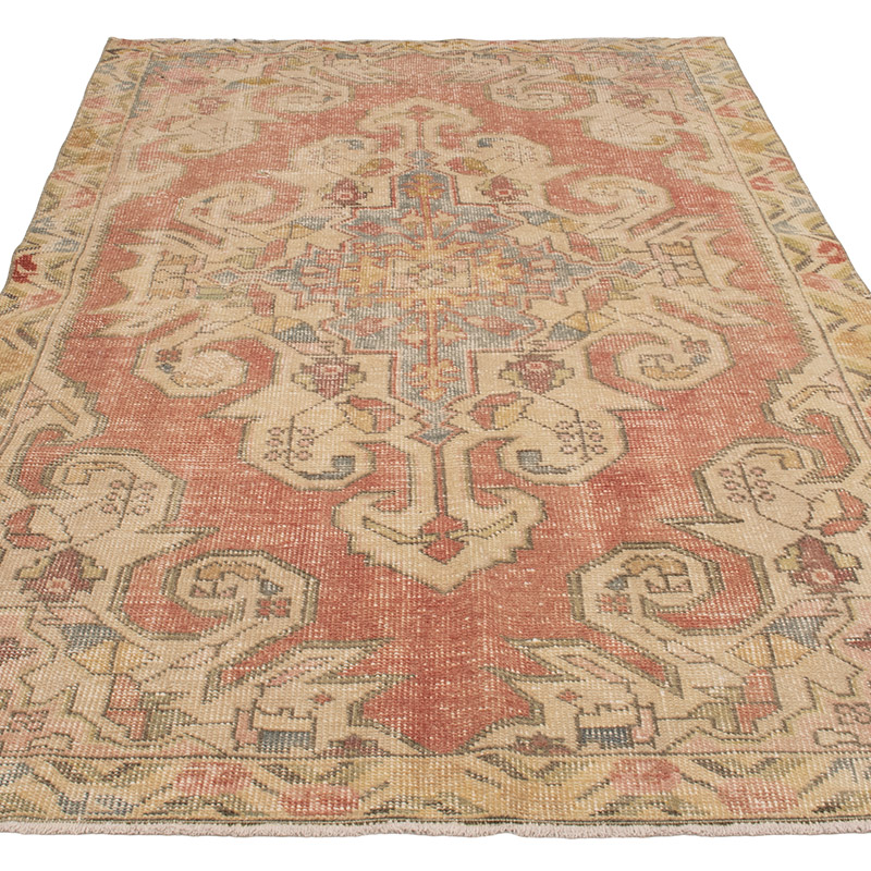 Vintage Turkish Hand-Knotted Rug - 4' 4" x 6' 9" (52" x 81") - K0088421