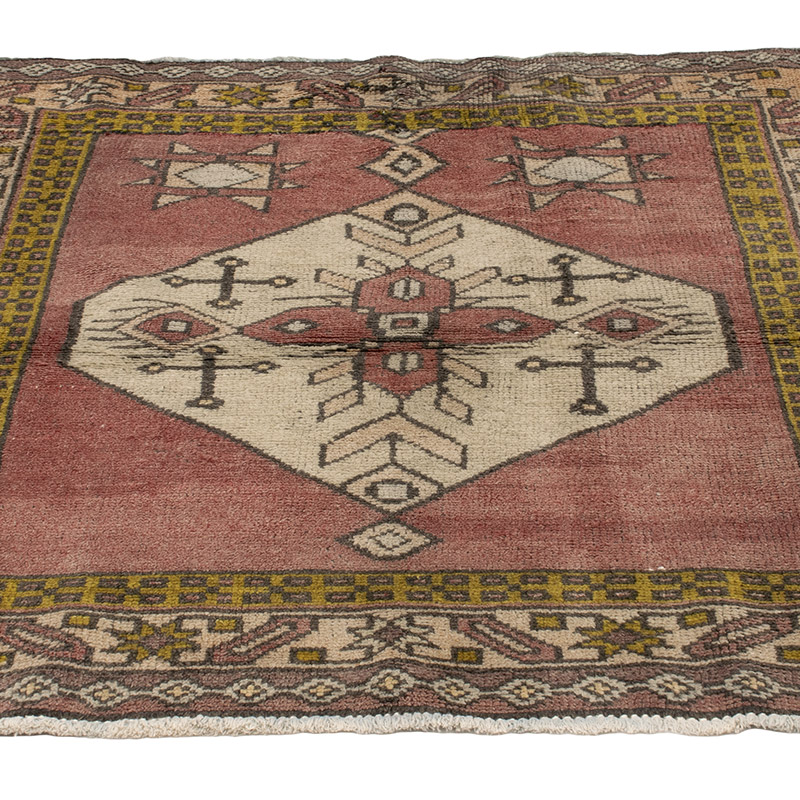 El Dokuma Vintage Hali - 108 cm x 114 cm - K0088422