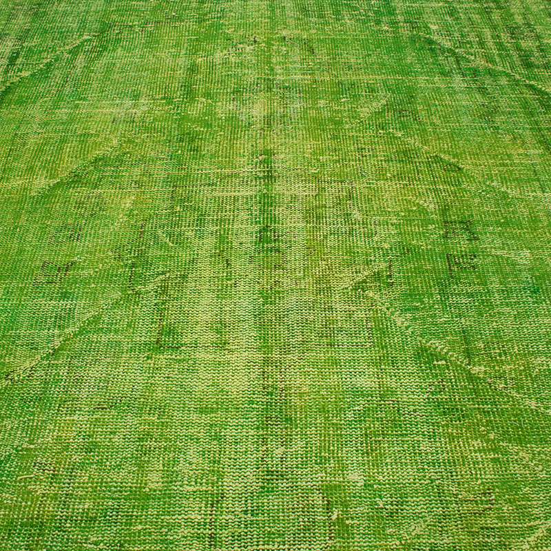 Boyalı El Dokuma Vintage Halı - 181 cm x 257 cm - K0088423