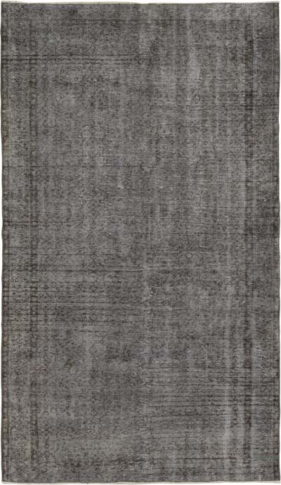 Boyalı El Dokuma Vintage Halı - 160 cm x 274 cm