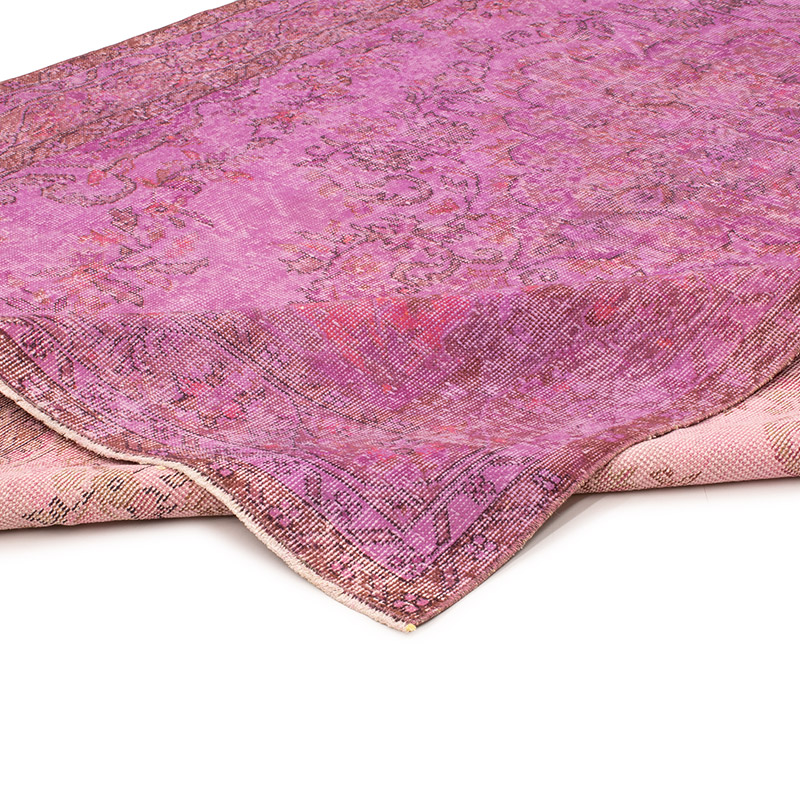 Over-dyed Vintage Hand-Knotted Turkish Rug - 6'  x 10' 3" (72" x 123") - K0088429