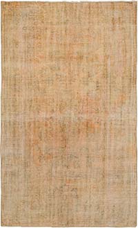 Alfombra Turca Vintage Sobre-teñida - 168 cm x 276 cm
