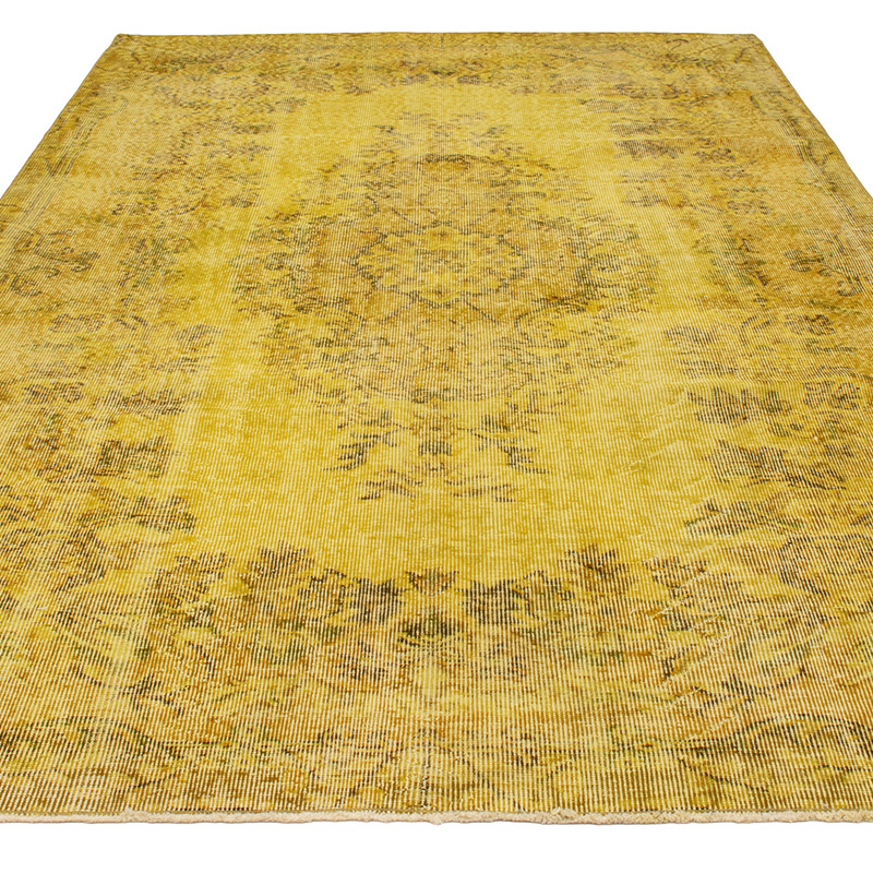 Alfombra Turca Vintage Sobre-teñida - 167 cm x 275 cm - K0088436