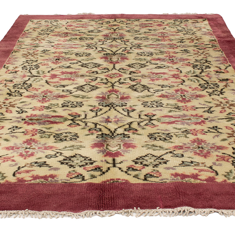 Vintage Turkish Hand-Knotted Rug - 5' 10" x 8' 6" (70" x 102") - K0088439