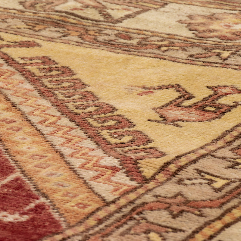 Vintage Turkish Hand-Knotted Rug - 4' 5" x 6' 3" (53" x 75") - K0088440