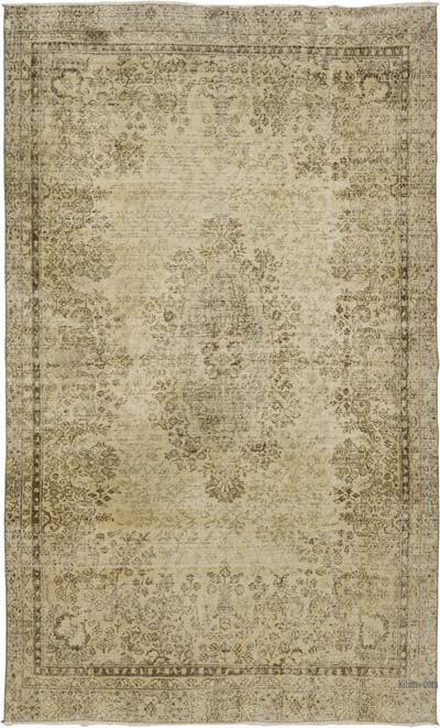 Vintage Turkish Hand-Knotted Rug - 5' 9" x 9' 5" (69" x 113")