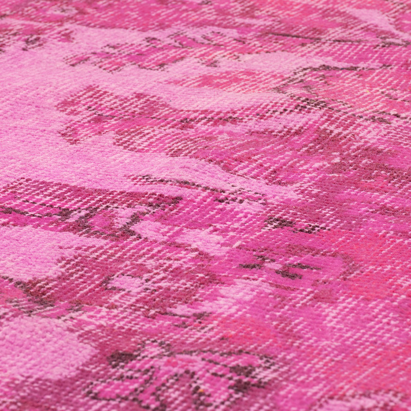 Over-dyed Vintage Hand-Knotted Turkish Rug - 6'  x 8' 8" (72" x 104") - K0088444