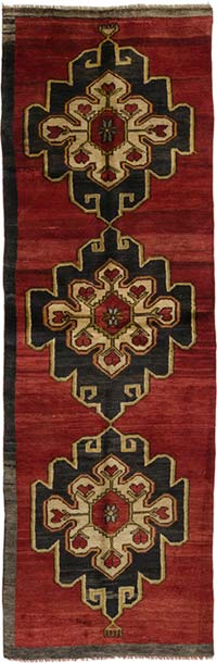 El Dokuma Vintage Hali Yolluk - 106 cm x 330 cm