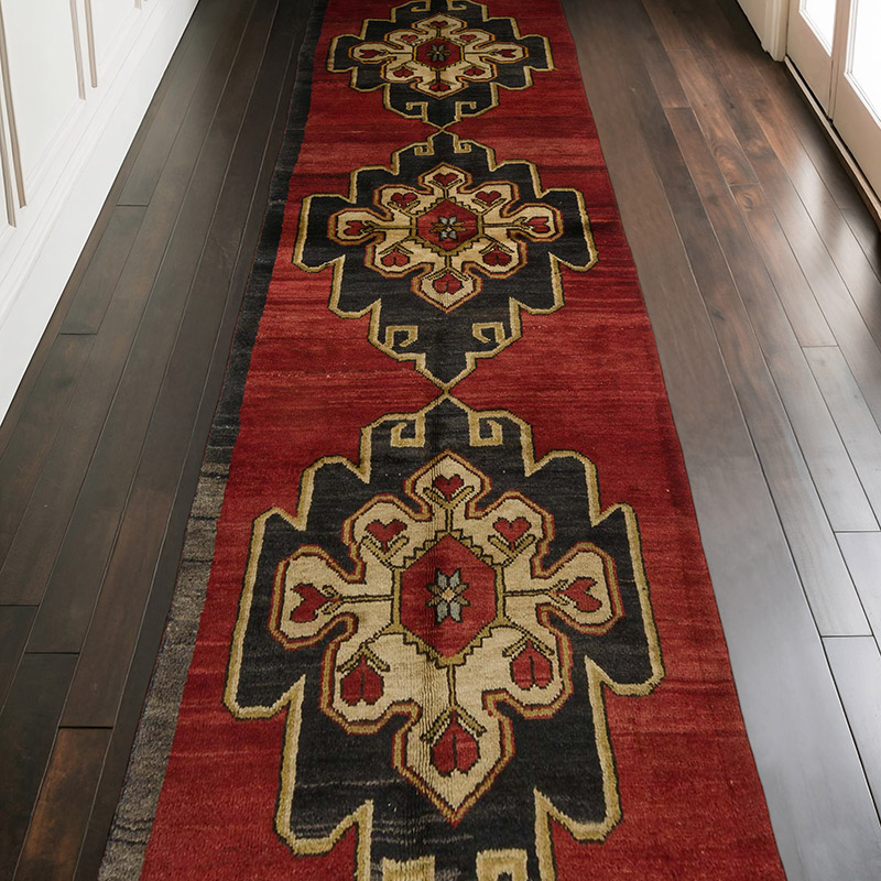 El Dokuma Vintage Hali Yolluk - 106 cm x 330 cm - K0088446