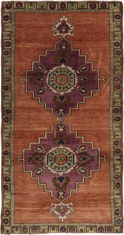 El Dokuma Vintage Halı - 161 cm x 293 cm