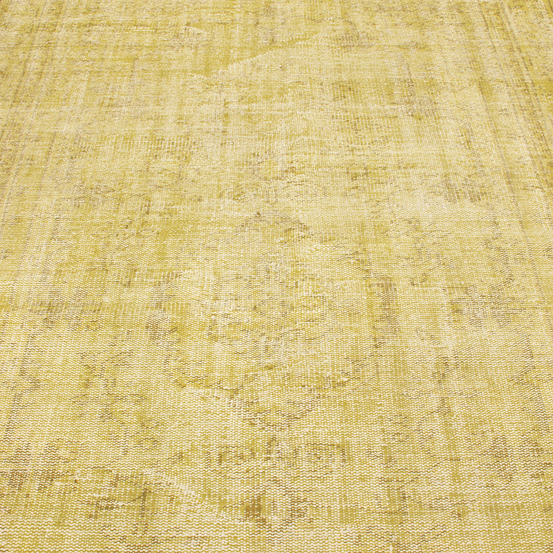 Over-dyed Vintage Hand-Knotted Turkish Rug - 5' 3" x 7' 11" (63" x 95") - K0088452