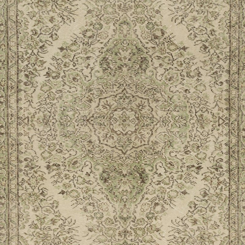 Vintage Turkish Hand-Knotted Rug - 5' 8" x 9' 1" (68" x 109") - K0088453