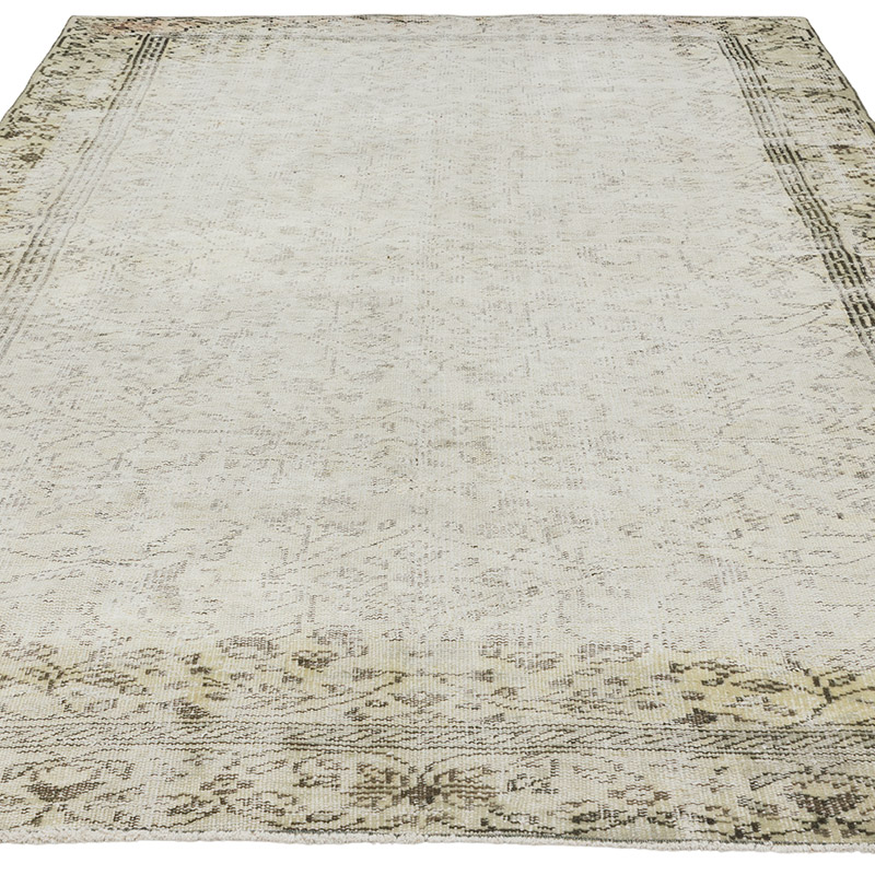Alfombra Vintage Turca Anudada a Mano - 164 cm x 240 cm - K0088454