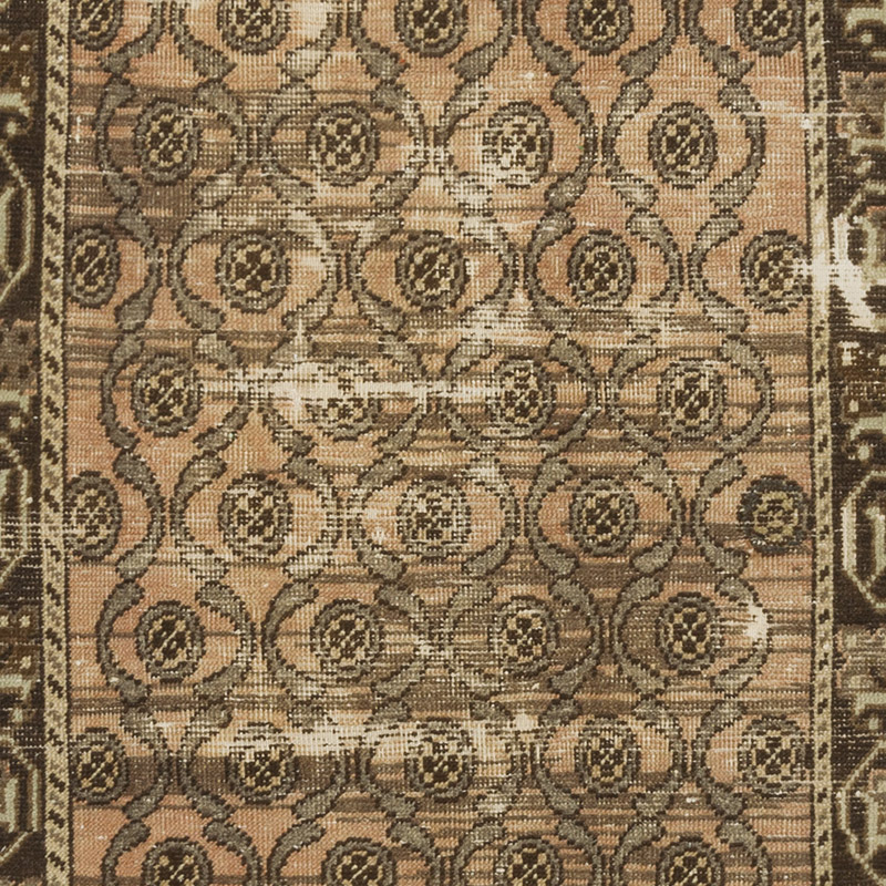 Pasillo Vintage Turco Anudado a Mano - 93 cm x 260 cm - K0088457