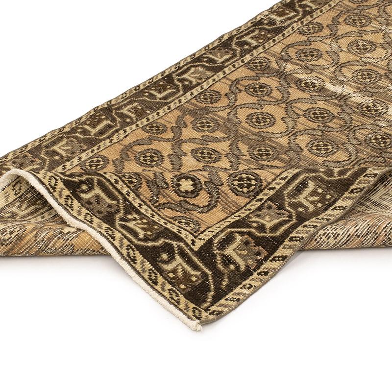 Pasillo Vintage Turco Anudado a Mano - 93 cm x 260 cm - K0088457