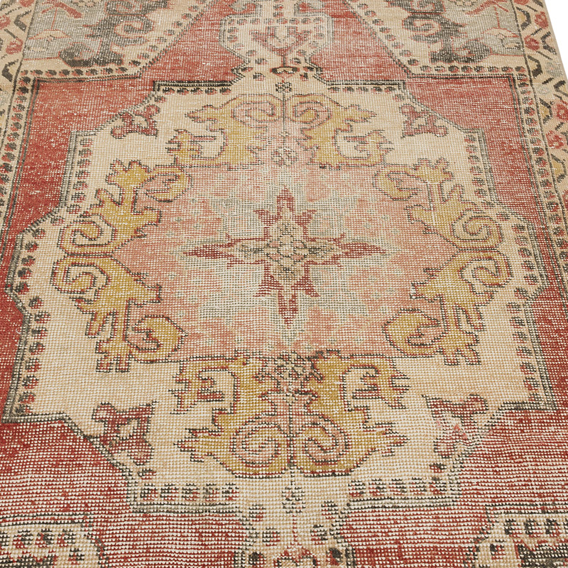 Vintage Turkish Hand-Knotted Rug - 4' 2" x 7' 3" (50" x 87") - K0088459