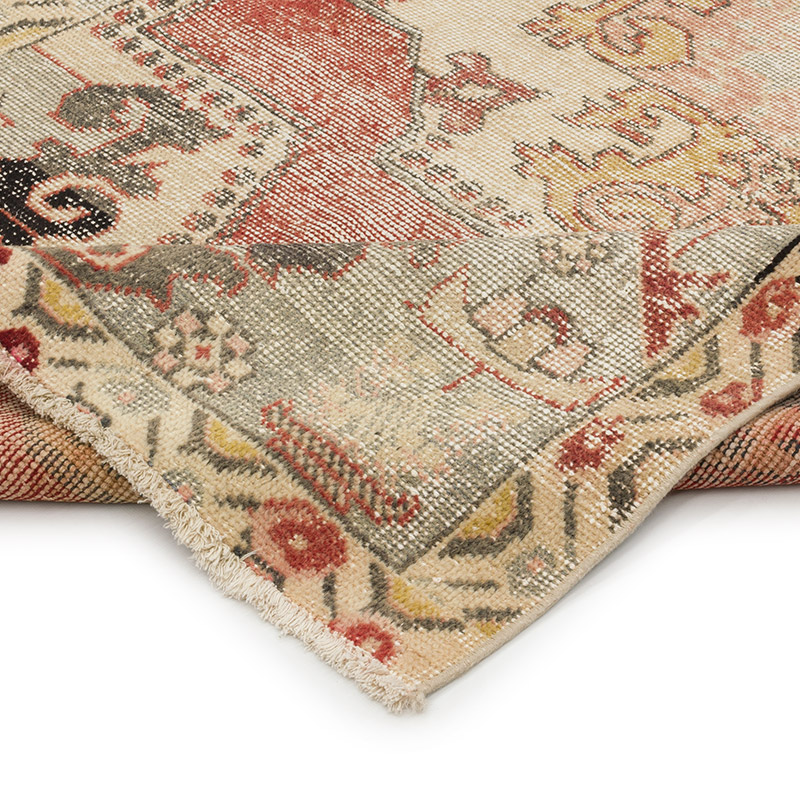 Vintage Turkish Hand-Knotted Rug - 4' 2" x 7' 3" (50" x 87") - K0088459