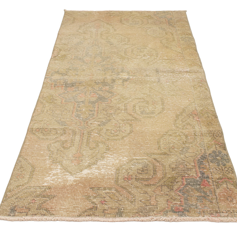 Vintage Turkish Hand-Knotted Rug - 2' 9" x 6' 5" (33" x 77") - K0088467