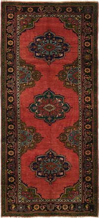 Vintage Turkish Hand-Knotted Runner - 5'  x 11' 2" (60" x 134")