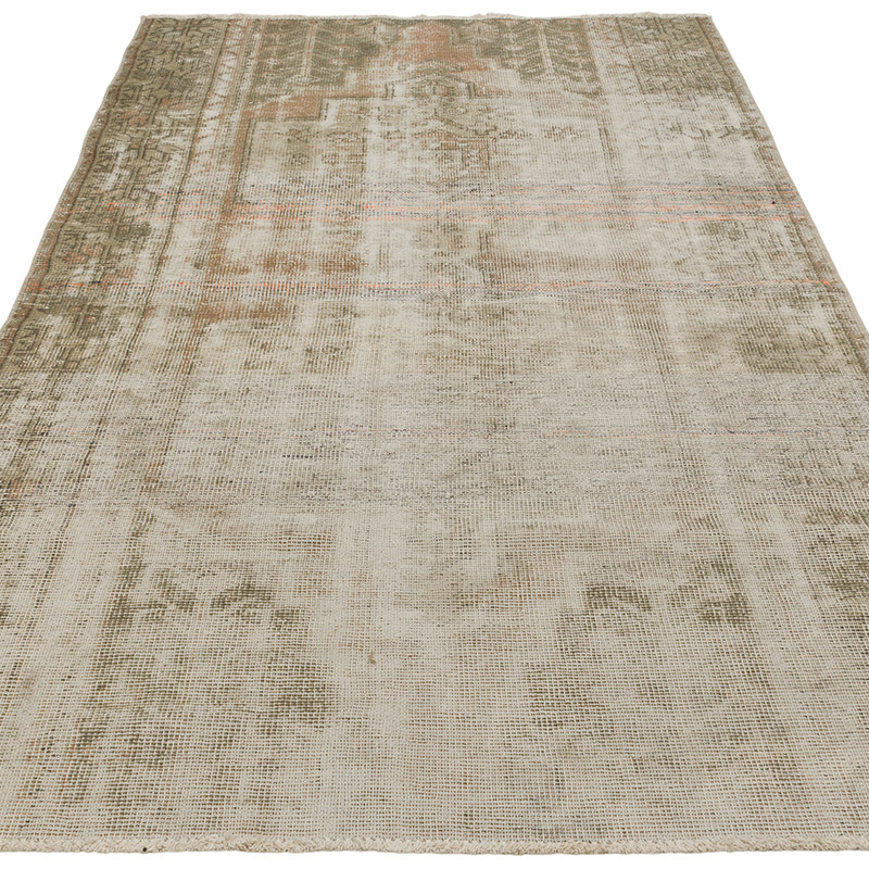 Alfombra Vintage Turca Anudada a Mano - 120 cm x 220 cm - K0088472